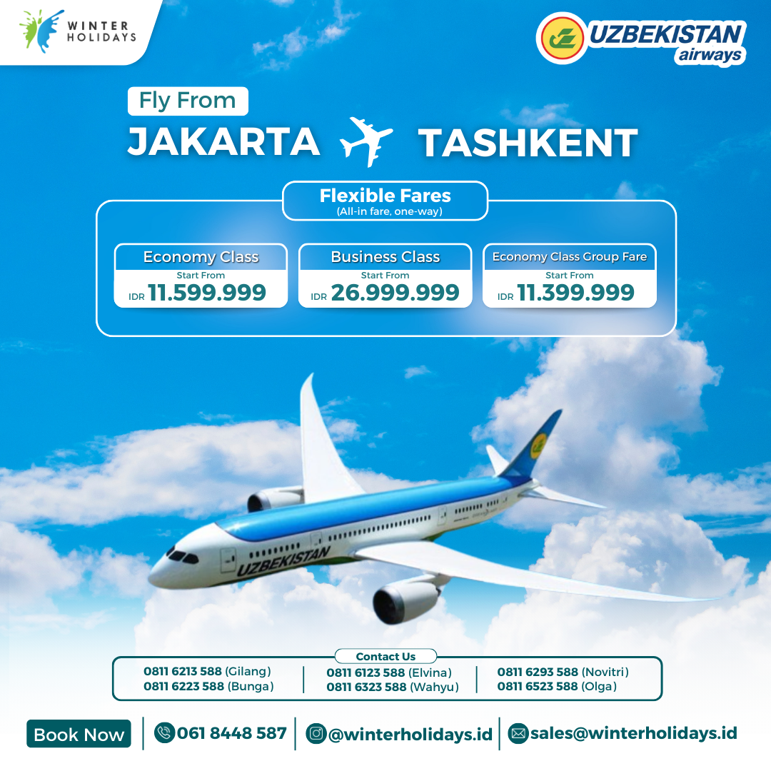 Uzbekistan Airways pusat SINGAPORE AIRLINES JANUARY PROMOTION