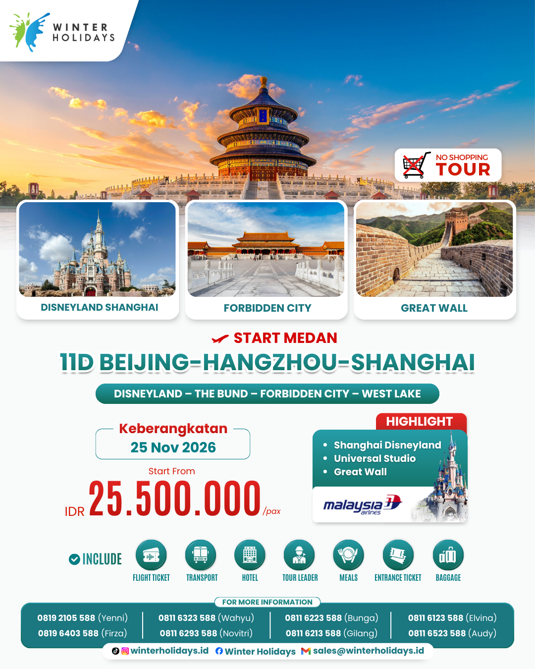 11D BEIJING SHANGHAI