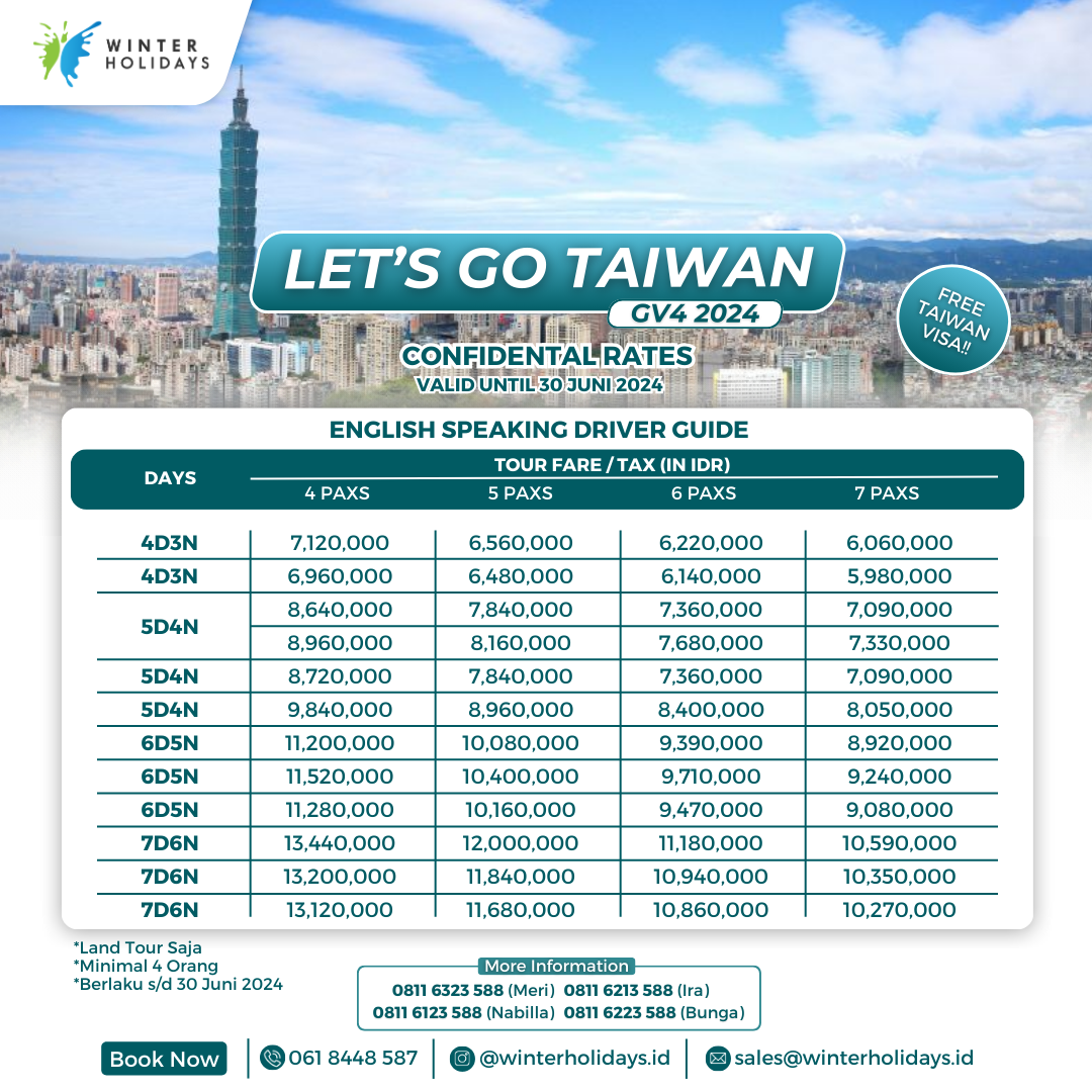 LET'S GO TAIWAN GV4 
