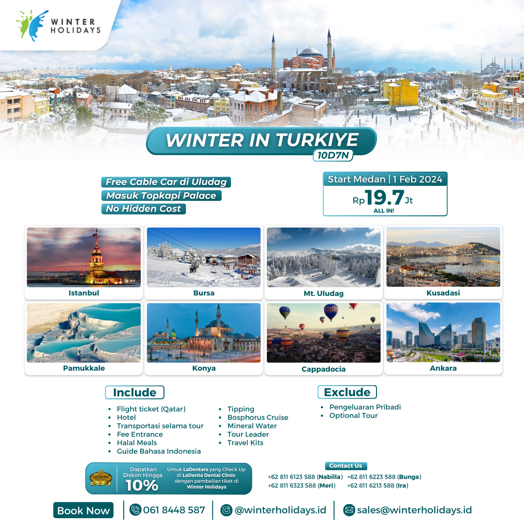 10D 7N WINTER IN TURKIYE
